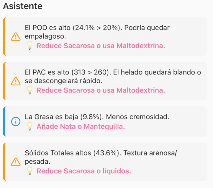 Asistente de Balance