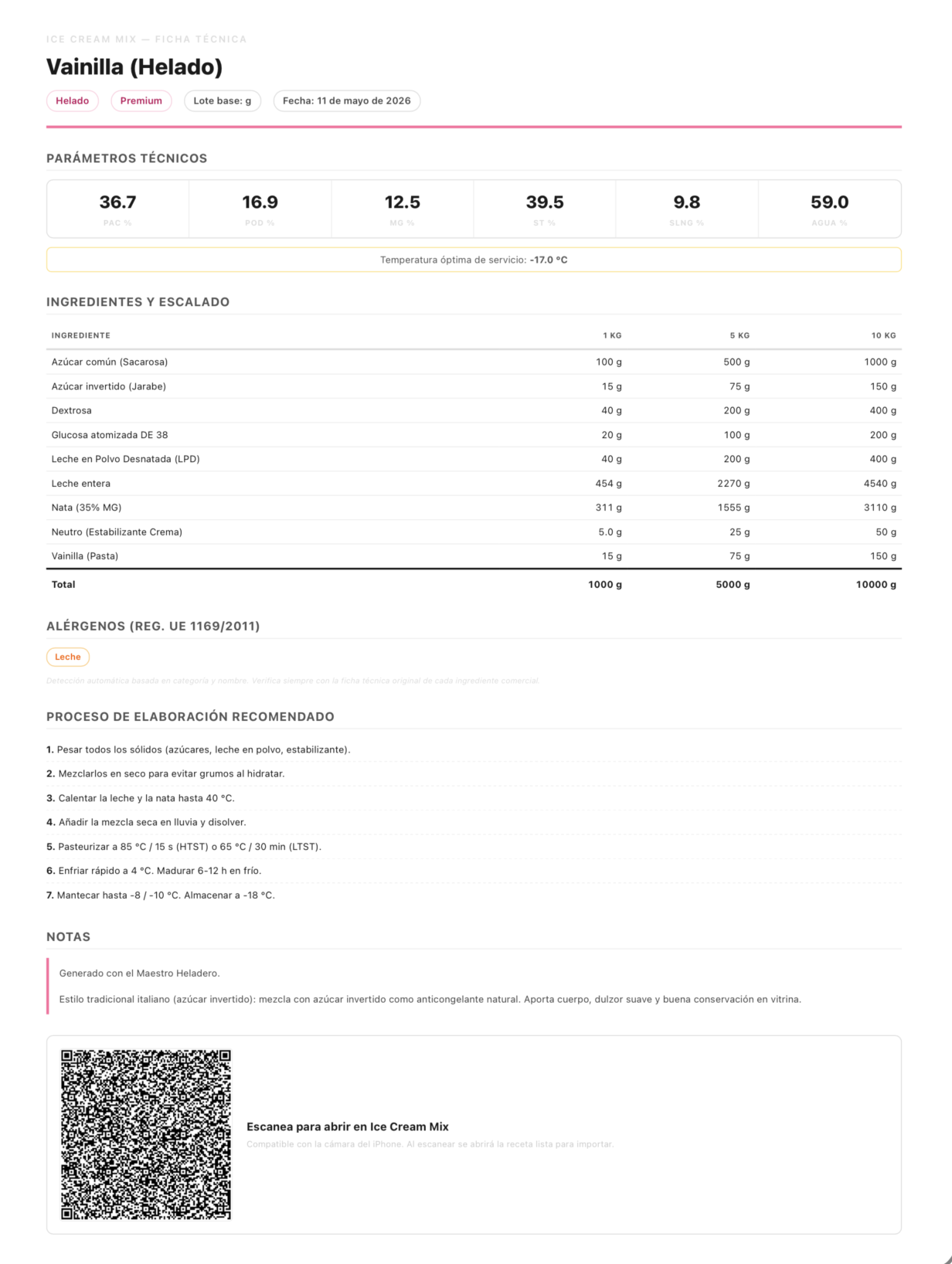 Ejemplo de ficha técnica PDF