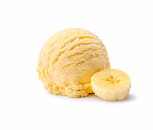 Helado de plátano