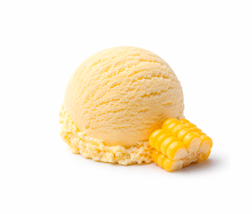 Helado de maíz cremoso creado con Ice Cream Mix